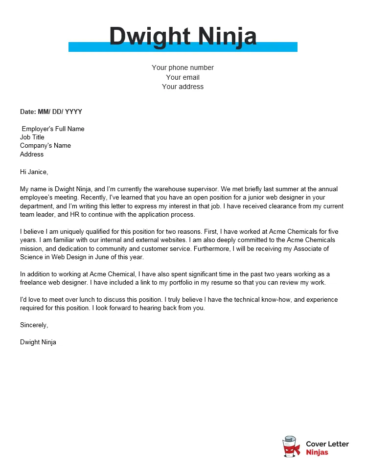 38022 cover letter internal job tailoring