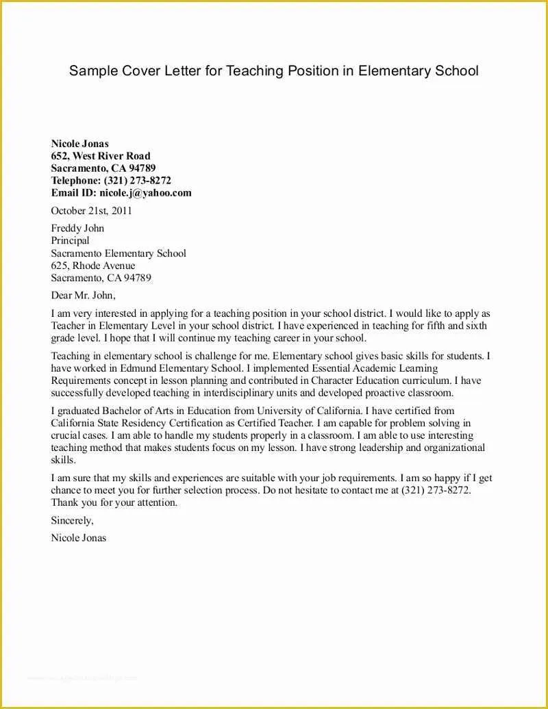 38023 teacher cover letter formatting