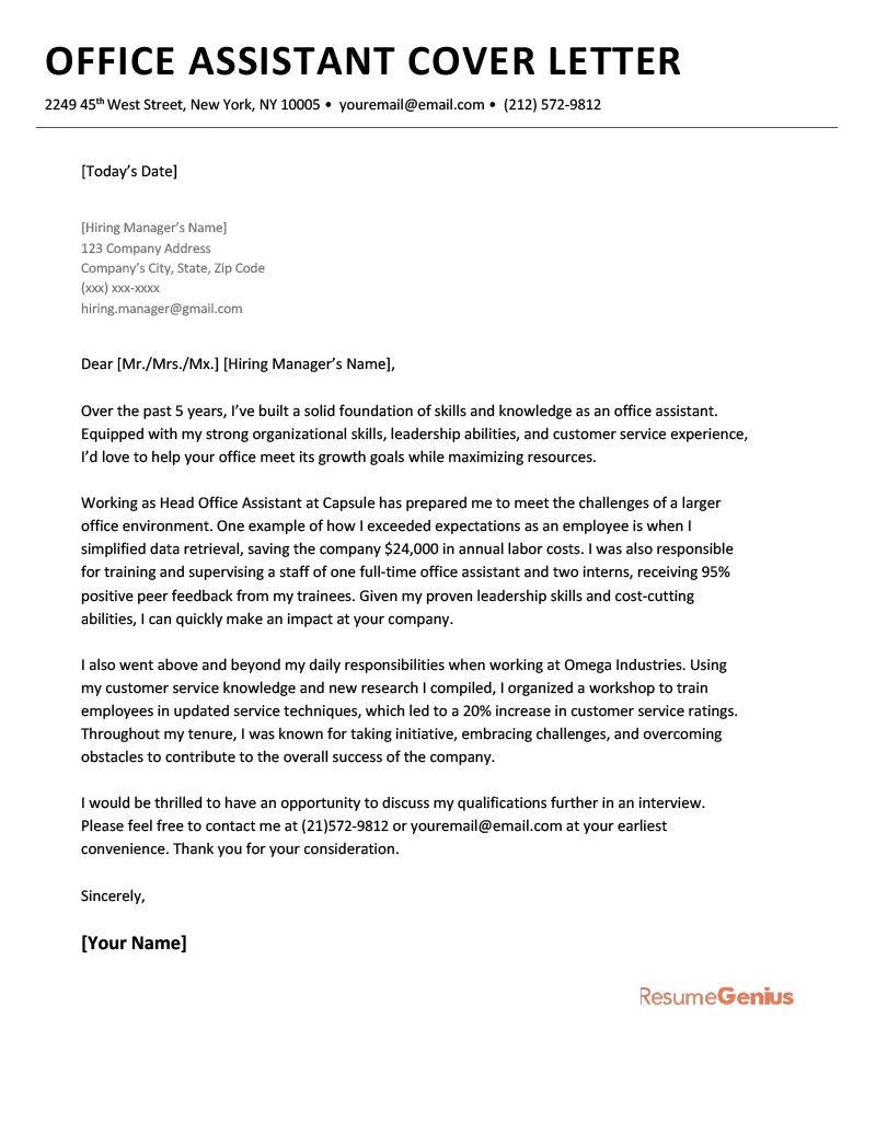 38024 city job cover letter skills