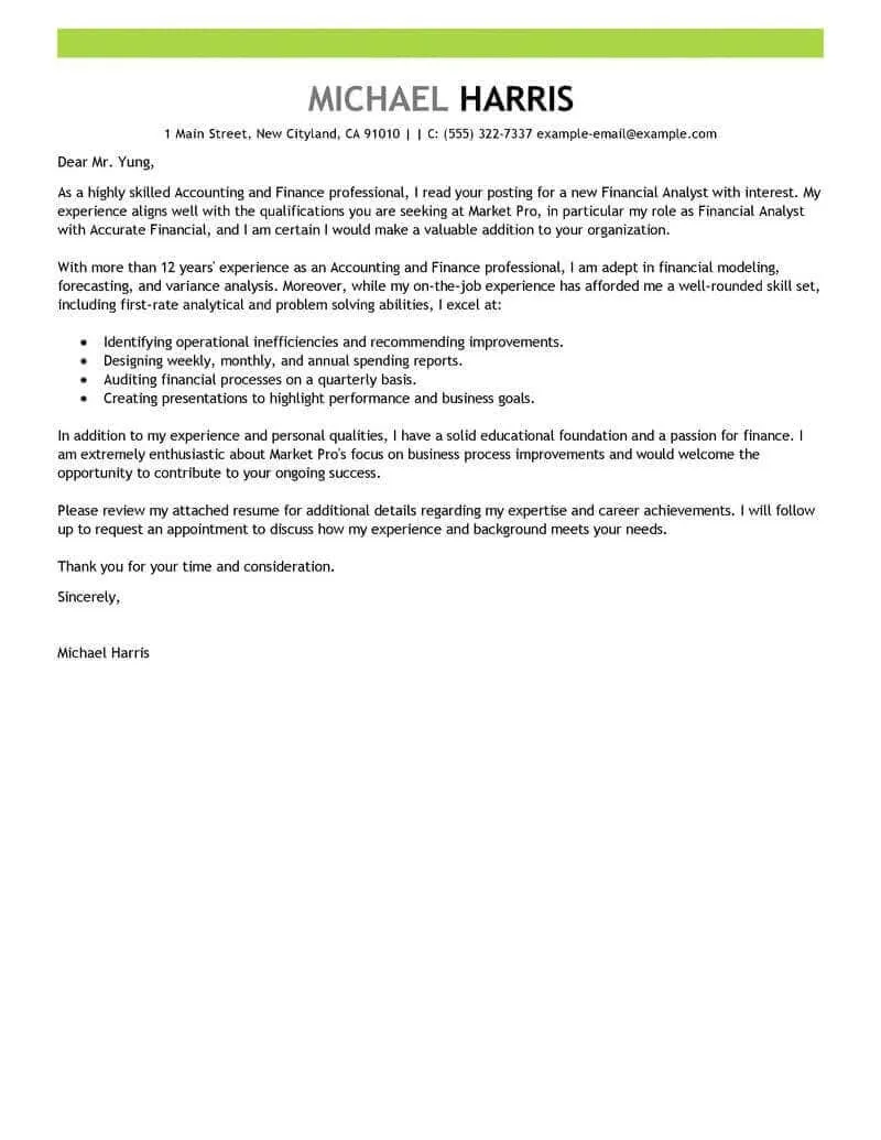 38033 cover letter example entry level