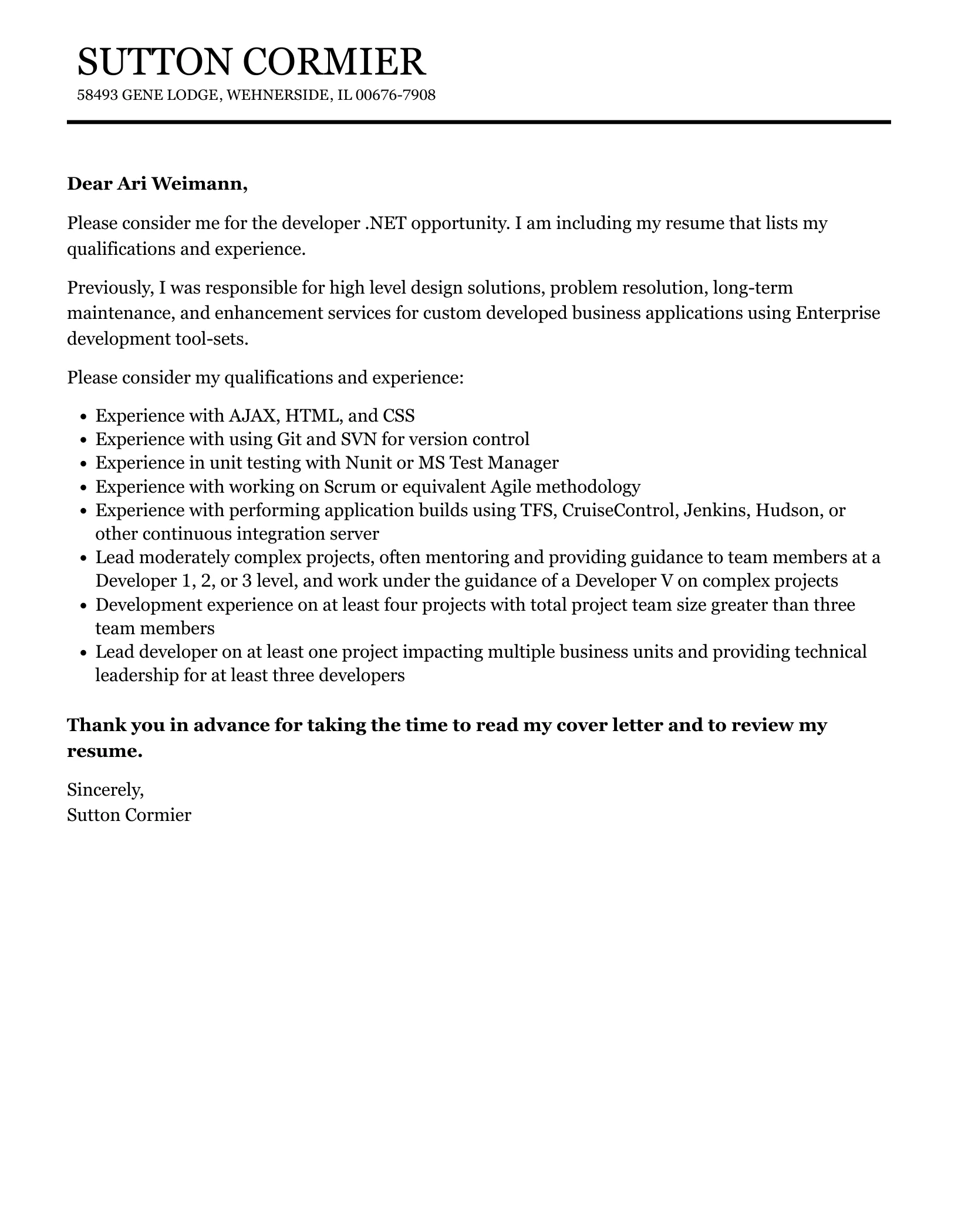 38043 cover letter net developer 5