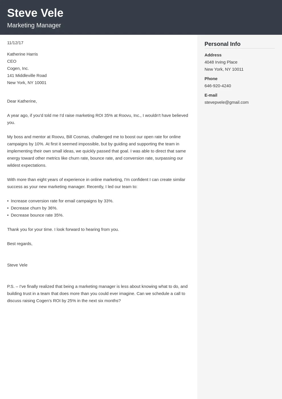38047 cover letter call to action
