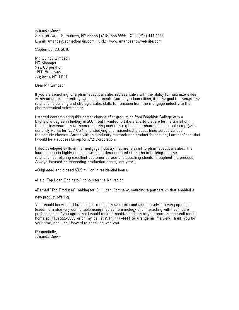 38049 healthcare cover letter