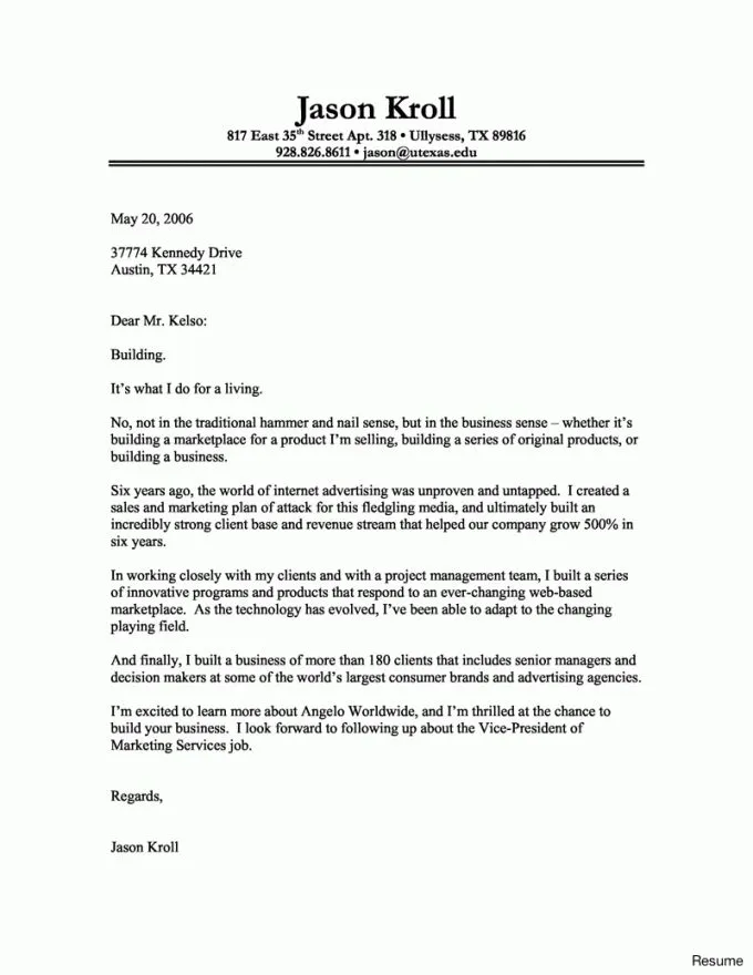 38053 cover letter keywords
