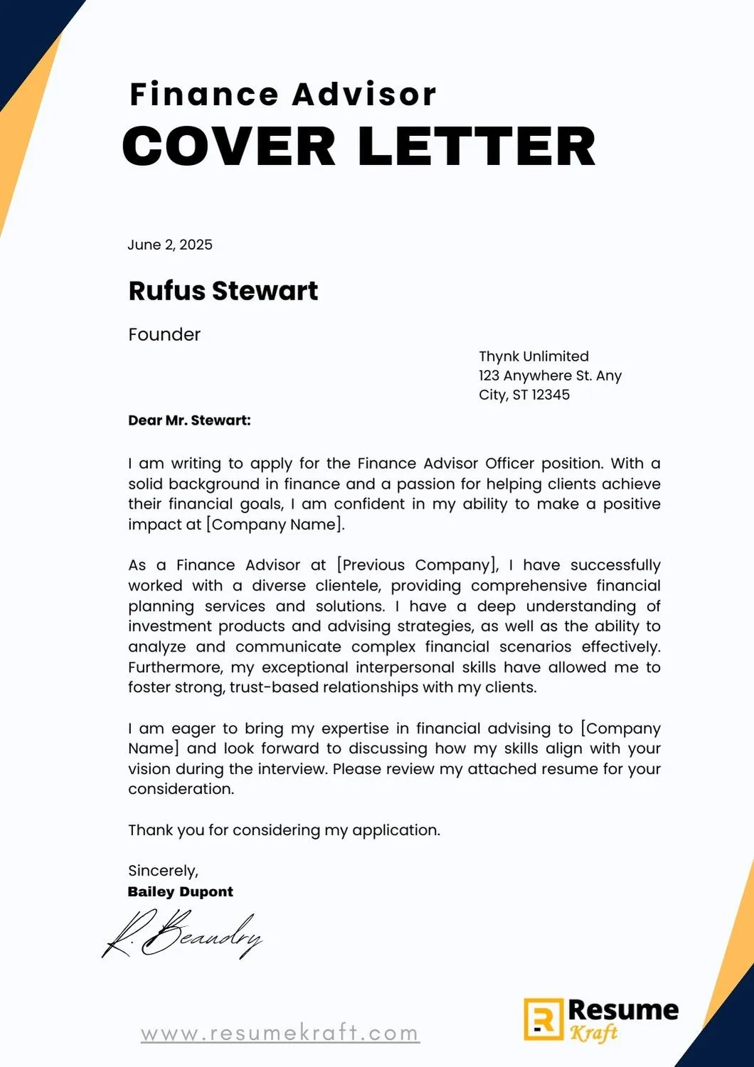 38062 financial cover letter call to action