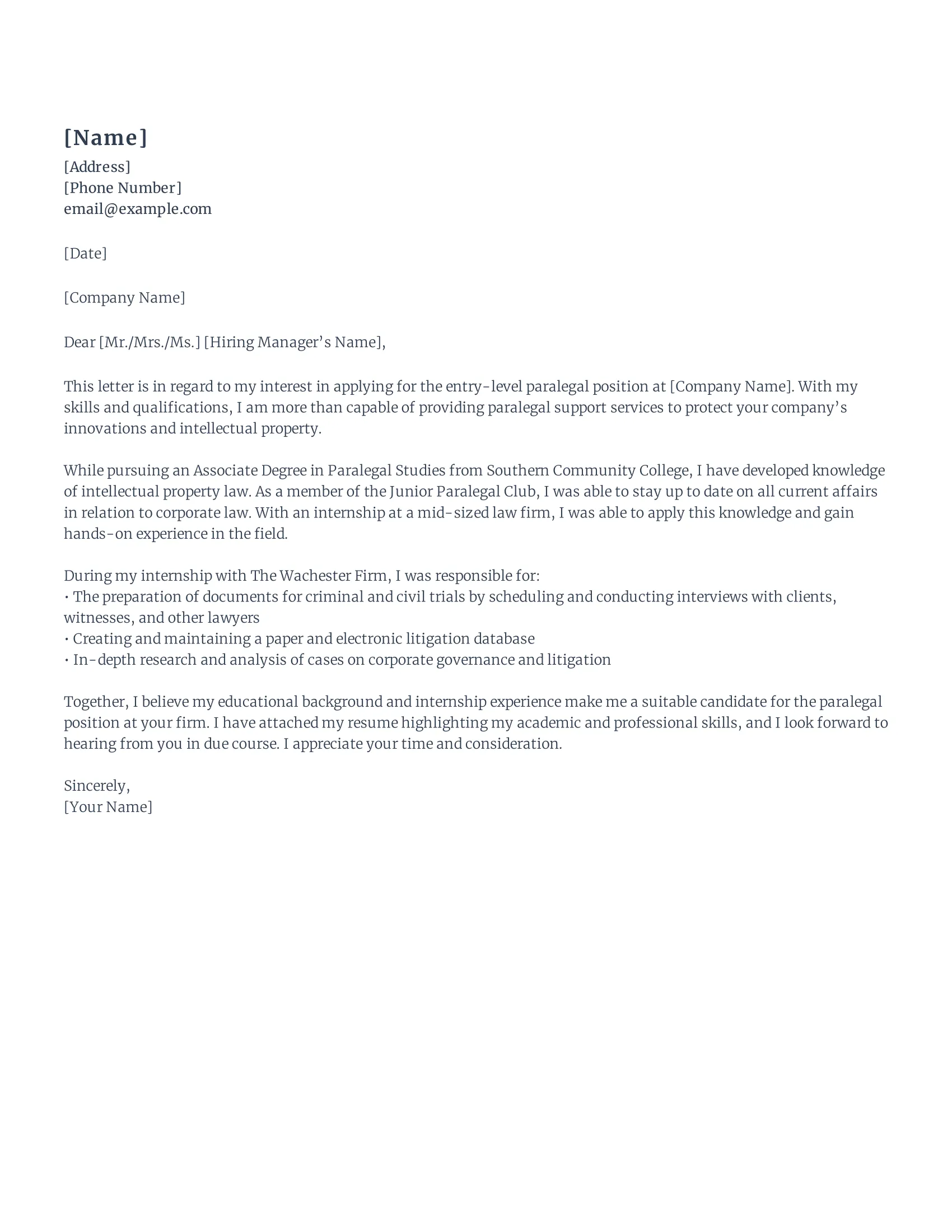 38064 tailor cover letter