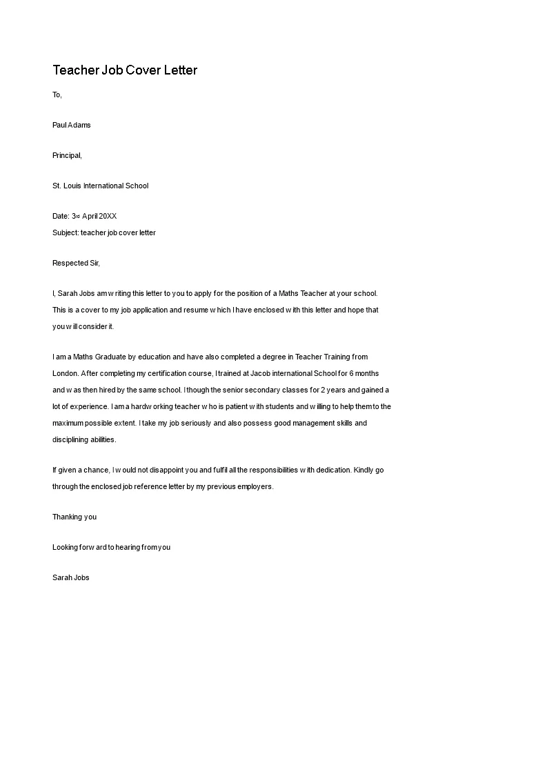 38075 cover letter formatting